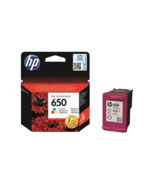 HP 650 cartouche d’encre trois couleurs Advantage authentique