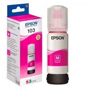 Epson 103 Magenta – Bouteille d’encre Epson EcoTank d’origine (C13T00S34A)