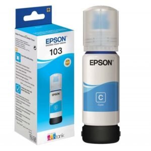 Epson 103 Cyan – Bouteille d’encre Epson EcoTank d’origine (C13T00S24A)